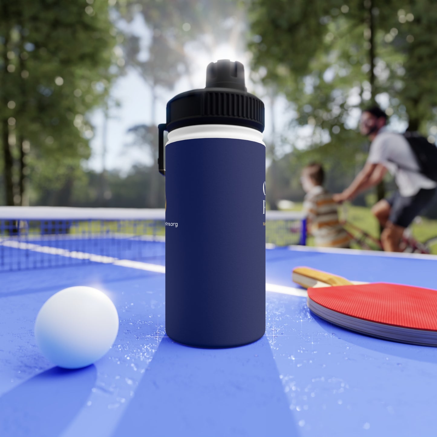 Water Bottle Shaker - Stainless Steel - 0.35 Litre